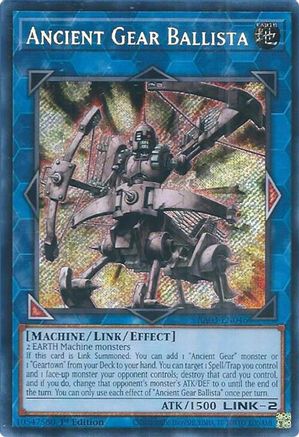 Ancient Gear Ballista (Secret Rare) (RA03-EN046) - Secret Rare - 1st Edition - Quarter Century Bonanza