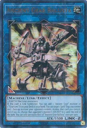 Ancient Gear Ballista (UR) (RA03-EN046) - Ultra Rare - Quarter Century Bonanza