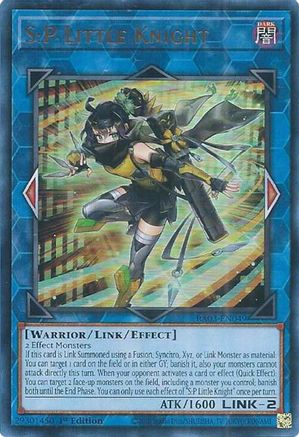 S:P Little Knight (UR) (RA03-EN049) - Ultra Rare - 1st Edition - Quarter Century Bonanza