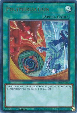 Polymerization (B) (HERO Art) (UR) (RA03-EN051) - Ultra Rare - 1st Edition - Quarter Century Bonanza