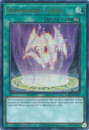 Summoning Curse (UR) (RA03-EN057) - Ultra Rare - Quarter Century Bonanza