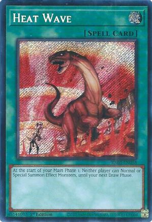 Heat Wave (Secret Rare) (RA03-EN058) - Secret Rare - Quarter Century Bonanza