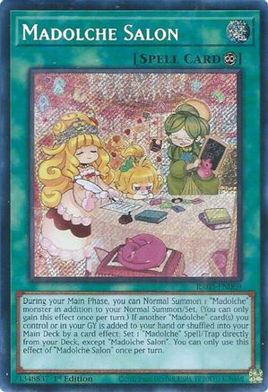 Madolche Salon (Secret Rare) (RA03-EN069) - Secret Rare - 1st Edition - Quarter Century Bonanza