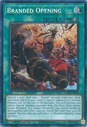 Branded Opening (Secret Rare) (RA03-EN070) - Secret Rare - Quarter Century Bonanza