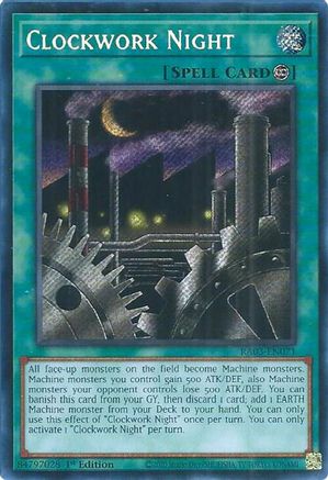 Clockwork Night (Secret Rare) (RA03-EN071) - Secret Rare - Quarter Century Bonanza