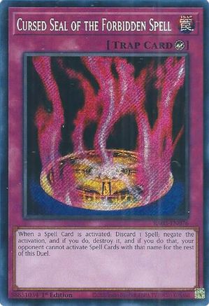 Cursed Seal of the Forbidden Spell (Secret Rare) (RA03-EN076) - Secret Rare - Quarter Century Bonanza