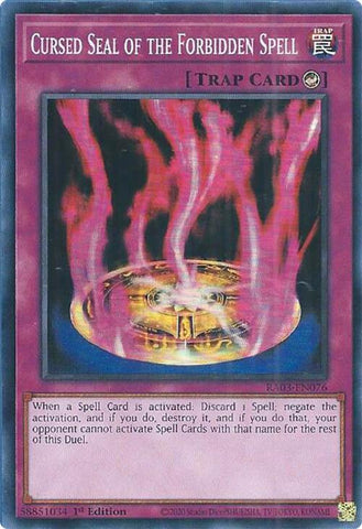 Cursed Seal of the Forbidden Spell [RA03-EN076] Super Rare