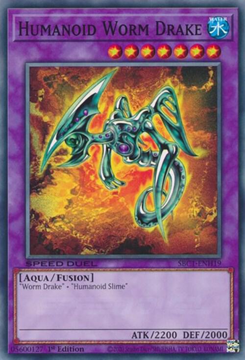 Humanoid Worm Drake SBC1-ENH19 (Speed Duel: Streets of Battle City)  - 1st Edition