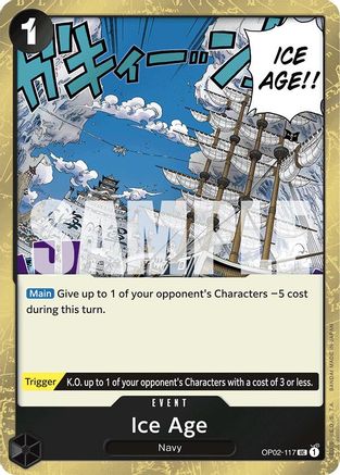 Ice Age (Jolly Roger Foil) (OP02-117) - Foil Uncommon - Premium Booster -The Best-