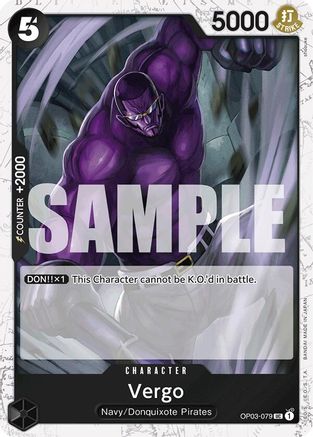 Vergo (Jolly Roger Foil) (OP03-079) - Foil Uncommon - Premium Booster -The Best-
