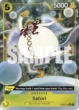 Satori (Full Art) (OP05-105) - Foil Rare - Premium Booster -The Best-