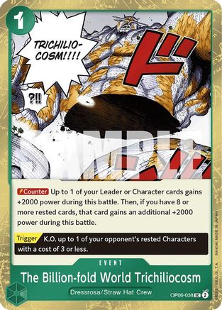 The Billion-fold World Trichiliocosm (Jolly Roger Foil) (OP06-038) - Foil Uncommon - Premium Booster -The Best-