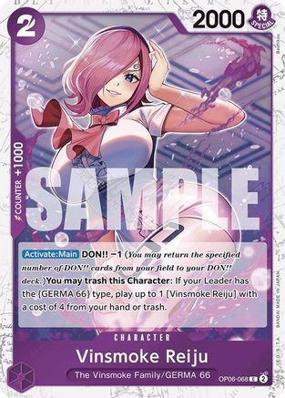 Vinsmoke Reiju (OP06-068) (Jolly Roger Foil) (OP06-068) - Foil Common - Premium Booster -The Best-
