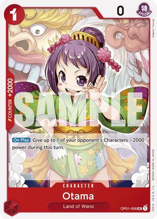 Otama (Reprint) (OP01-006) - Normal Uncommon - Premium Booster -The Best-