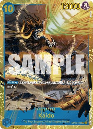 Kaido (OP05-118) (Reprint) (OP05-118) - Foil Secret Rare - Premium Booster -The Best-