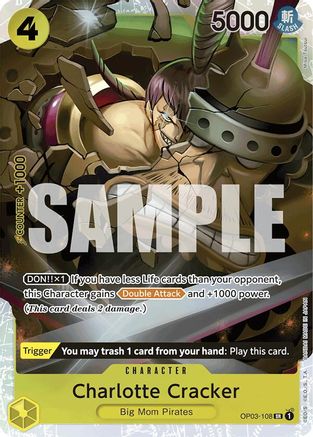 Charlotte Cracker (Reprint) (OP03-108) - Foil Super Rare - Premium Booster -The Best-