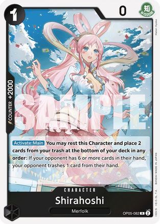 Shirahoshi (OP05-082) (Reprint) (OP05-082) - Foil Rare - Premium Booster -The Best-