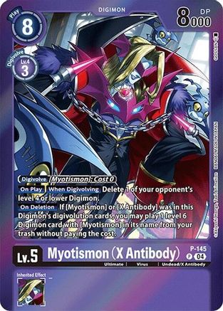 Myotismon (X Antibody) (Reprint) (P-145) Foil Promo - Special Limited Set