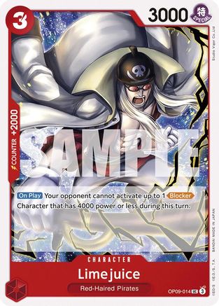 Limejuice (OP09-014) - Normal Uncommon - Emperors in the New World