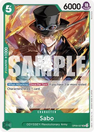 Sabo (027) (OP09-027) - Normal Uncommon - Emperors in the New World