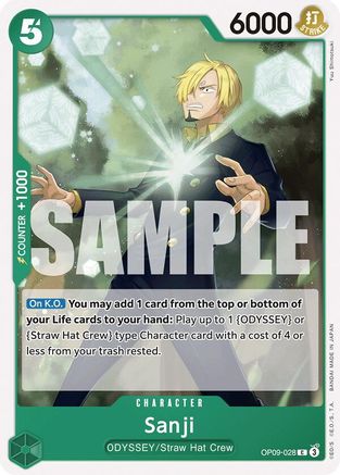 Sanji (028) (OP09-028) - Normal Common - Emperors in the New World