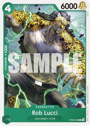 Rob Lucci (038) (OP09-038) - Normal Common - Emperors in the New World
