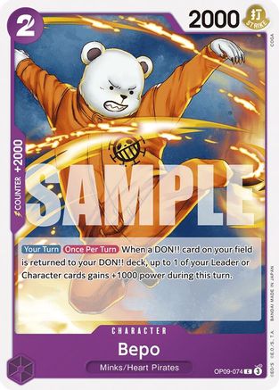 Bepo (OP09-074) - Normal Common - Emperors in the New World