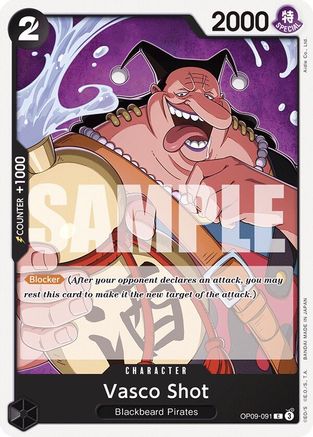 Vasco Shot (OP09-091) - Normal Common - Emperors in the New World