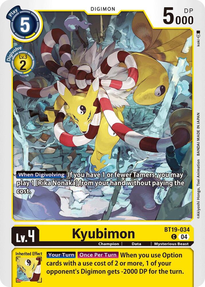 Kyubimon BT19-034 C (Release Special Booster 2.5) 