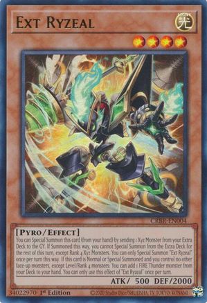 Ext Ryzeal (CRBR-EN004) - Ultra Rare - Crossover Breakers