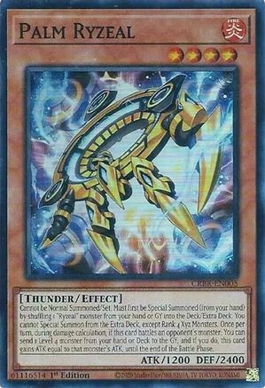 Palm Ryzeal (SR) (CRBR-EN005) - Super Rare - 1st Edition - Crossover Breakers