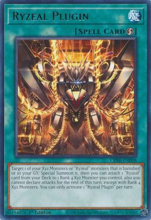 Ryzeal Plugin (CRBR-EN008) - Rare - Crossover Breakers