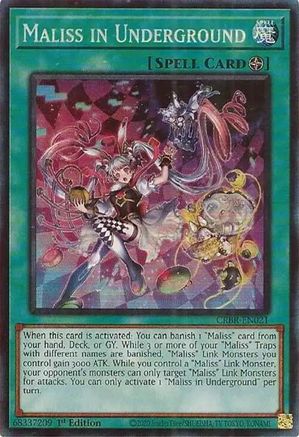 Maliss in Underground (CR) (CRBR-EN021) - Collector's Rare - Crossover Breakers