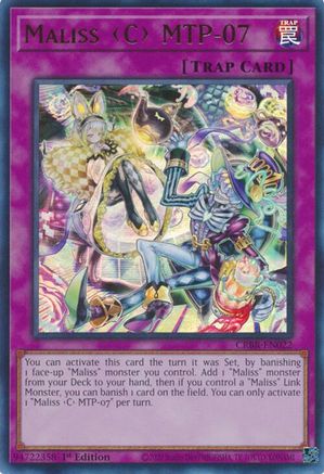 Maliss C MTP-07 (CRBR-EN022) - Ultra Rare - 1st Edition - Crossover Breakers