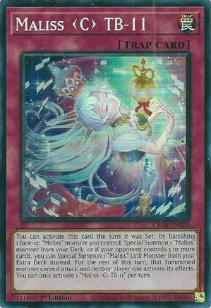 Maliss C TB-11 (CRBR-EN024) - Super Rare - 1st Edition - Crossover Breakers