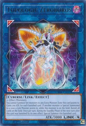 Topologic Zeroboros (CRBR-EN027) - Rare - 1st Edition - Crossover Breakers