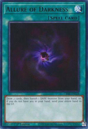 Allure of Darkness (CRBR-EN028) - Rare - Crossover Breakers