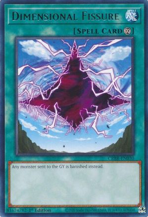 Dimensional Fissure (CRBR-EN030) - Rare - 1st Edition - Crossover Breakers