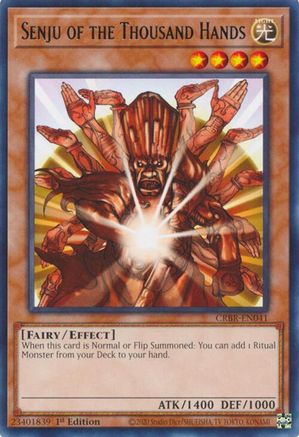 Senju of the Thousand Hands (CRBR-EN041) - Rare - Crossover Breakers