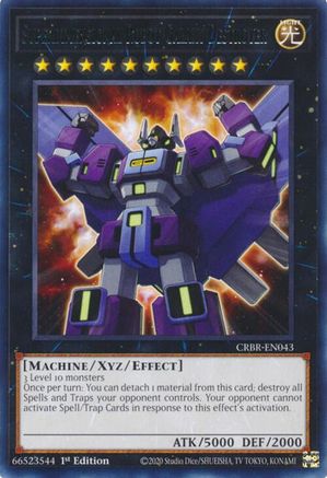 Superdimensional Robot Galaxy Destroyer (CRBR-EN043) - Rare - 1st Edition - Crossover Breakers