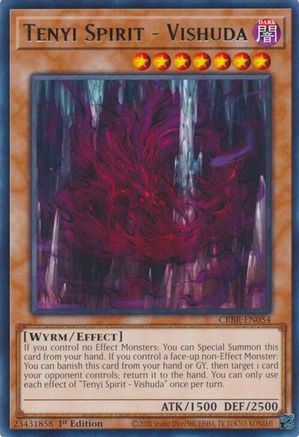 Tenyi Spirit - Vishuda (CRBR-EN054) - Rare - 1st Edition - Crossover Breakers