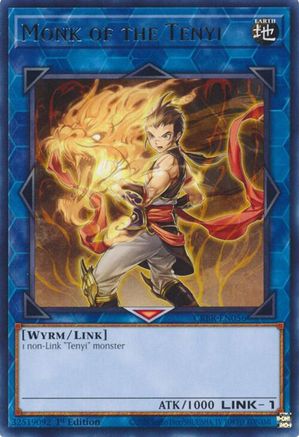 Monk of the Tenyi (CRBR-EN056) - Rare - 1st Edition - Crossover Breakers