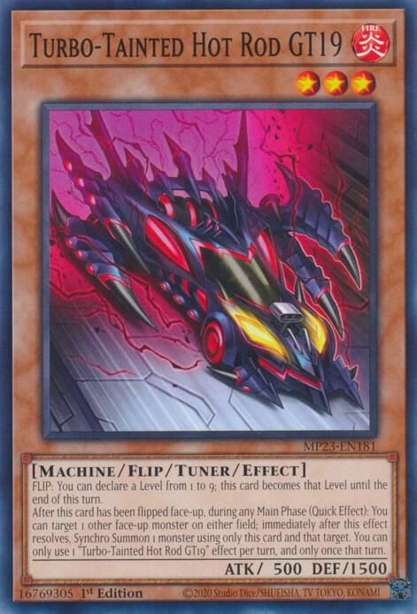 Turbo Tainted Hot Rod GT19 MP23-EN181 (25th Anniversary Tin: Dueling Heroes Mega Pack)  - 1st Edition