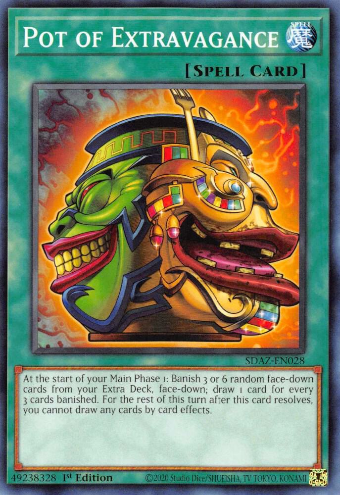 Pot of Extravagance SDAZ-EN028 (Structure Deck: Albaz Strike)  - 1st Edition