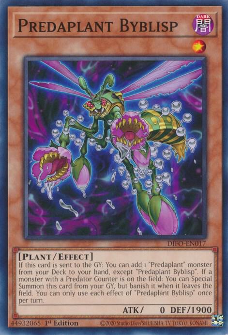 Predaplant Byblisp DIFO-EN017 (Dimension Force)  - 1st Edition