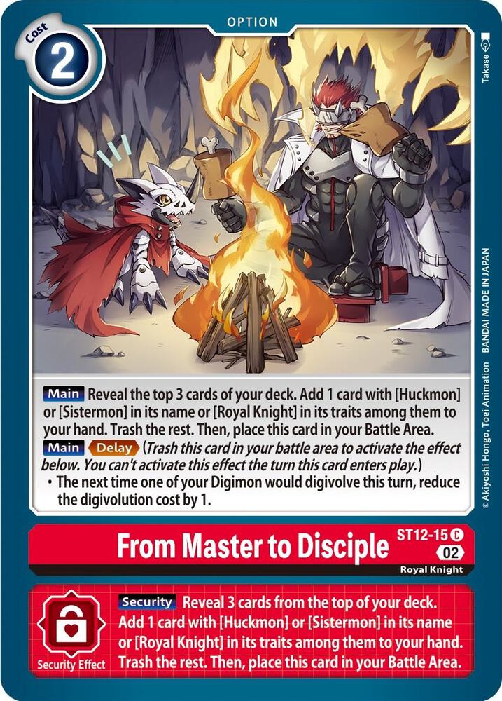 From Master to Disciple ST12-15 C (Starter Deck 12: Jesmon) 