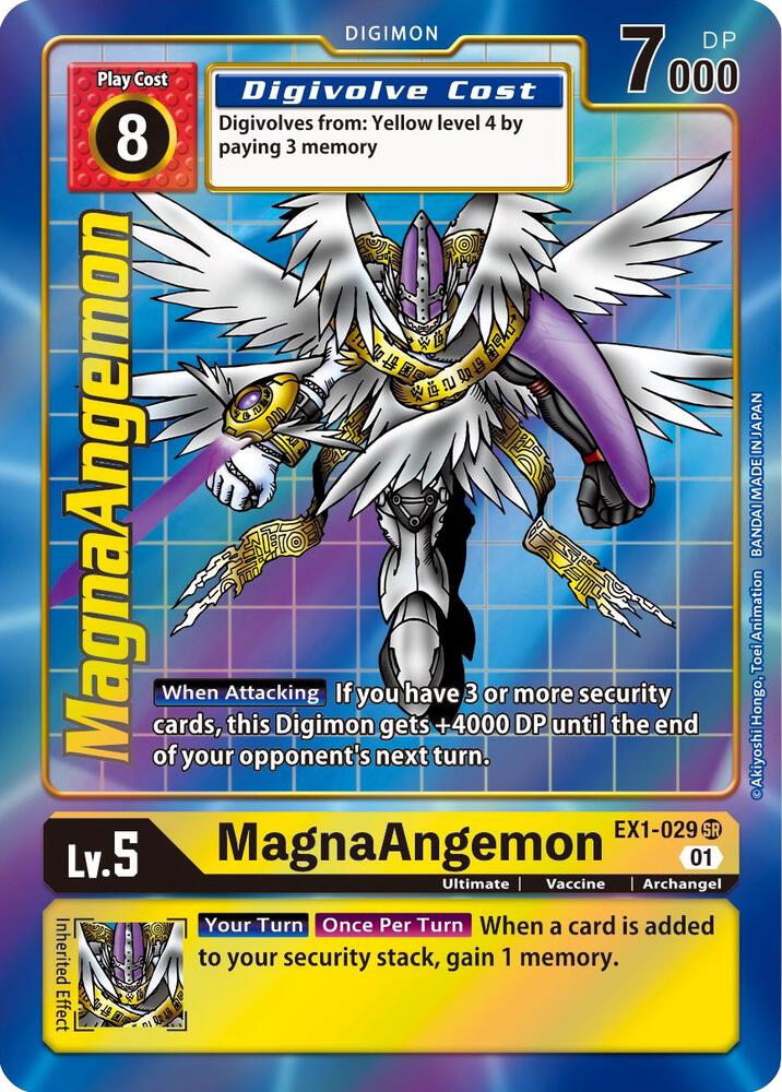 MagnaAngemon Alternate Art EX1-029 SR (Classic Collection)  - Foil
