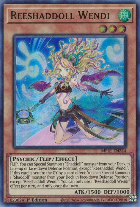 Reeshaddoll Wendi MP21-EN244 (2021 Tin of Ancient Battles)  - 1st Edition