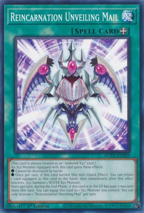 Reincarnation Unveiling Mail ROTA-EN049 (Rage of the Abyss)  - 1st Edition
