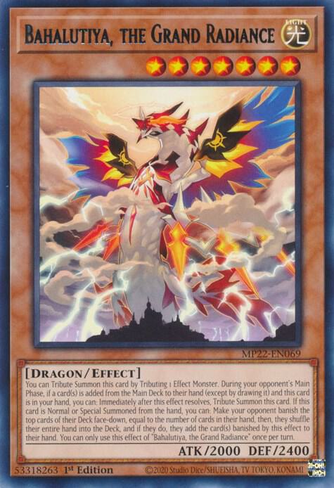 Bahalutiya the Grand Radiance MP22-EN069 (2022 Tin of the Pharaoh's Gods)  - 1st Edition